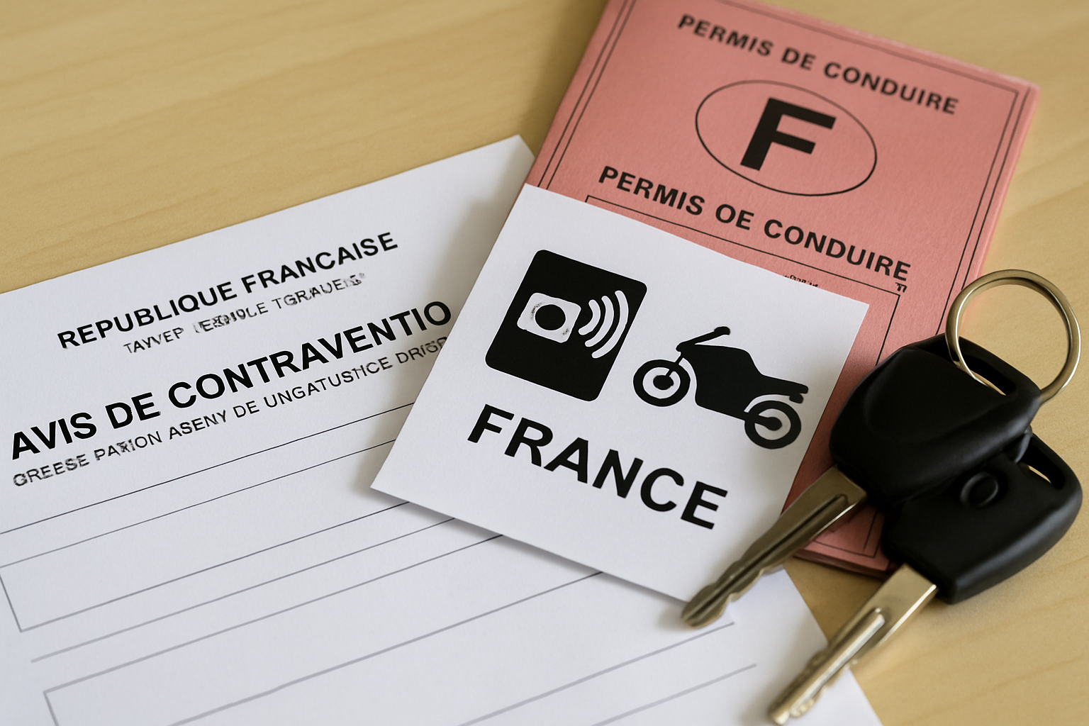 Conducteur de moto observant un radar routier, illustrant les obligations et différences avec les voitures en matière de sécu