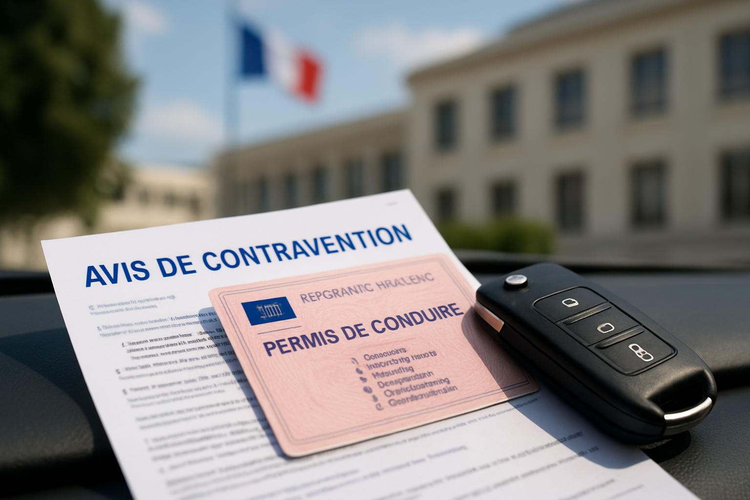 Visuel d'un guide sur la contestation d'amendes à Créteil, avec des éléments graphiques représentant la ville et des amendes.