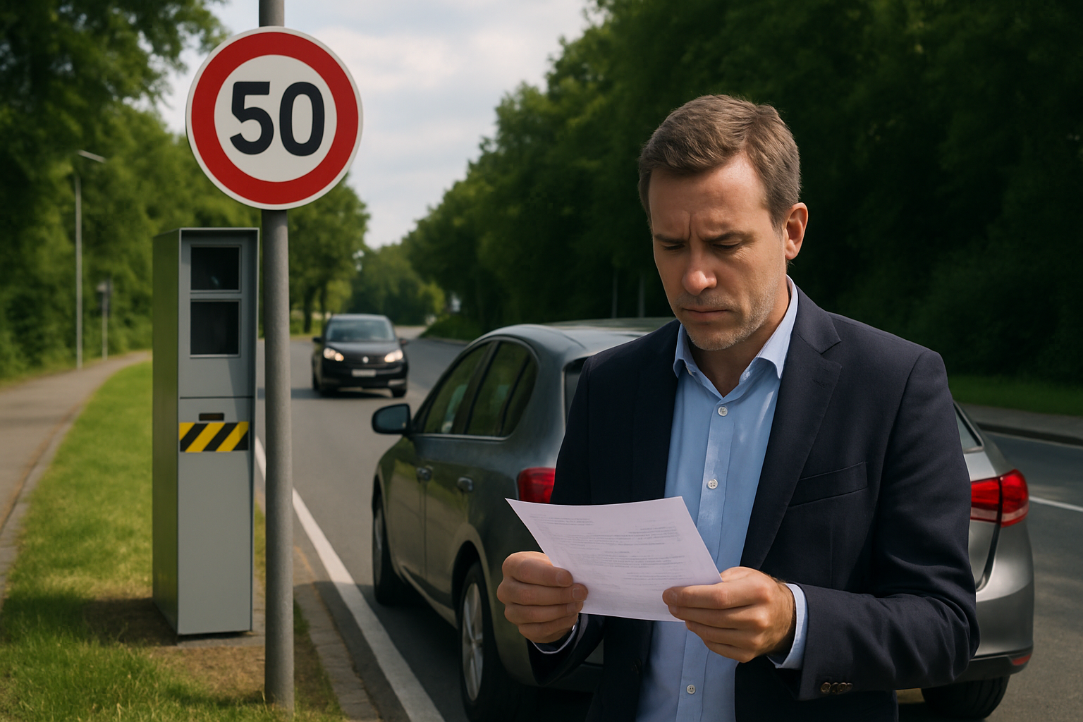 Contester une amende pour 10–20 km/h en agglomération