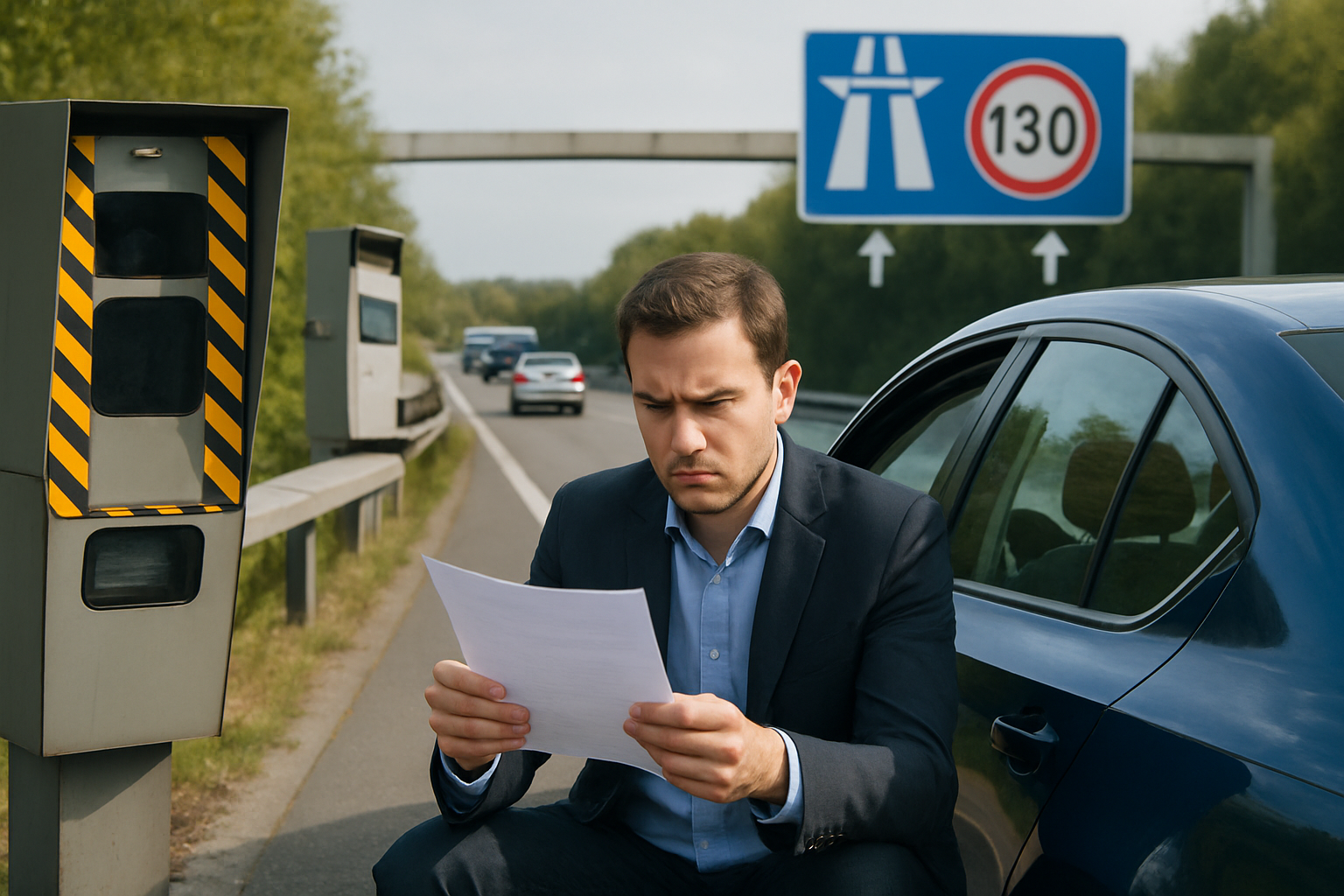 Contester une amende pour 10–20 km/h sur autoroute