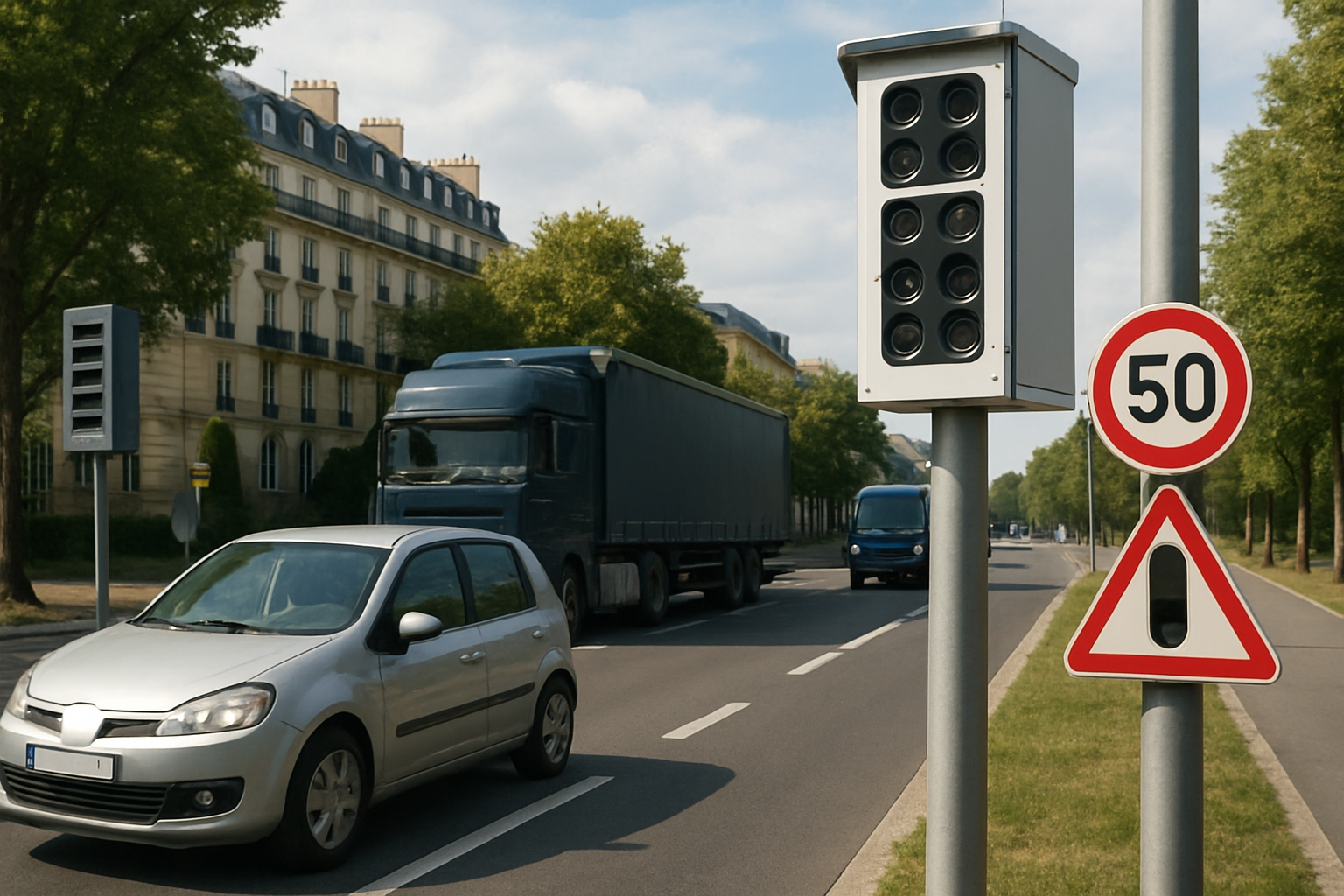 Pamplone : radar 8 en 1 à intelligence artificielle installé en ville