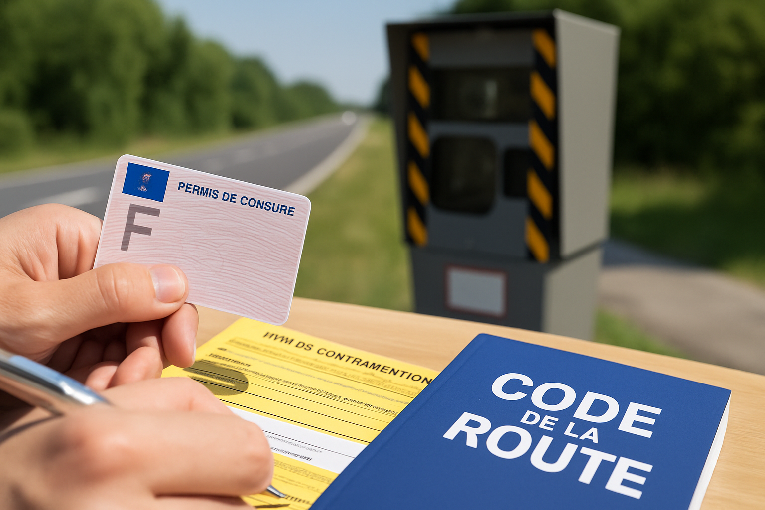 Radar autonome installé à Sommières et Aigues-Mortes, surveillant la vitesse sur routes fréquentées sans avertissement.