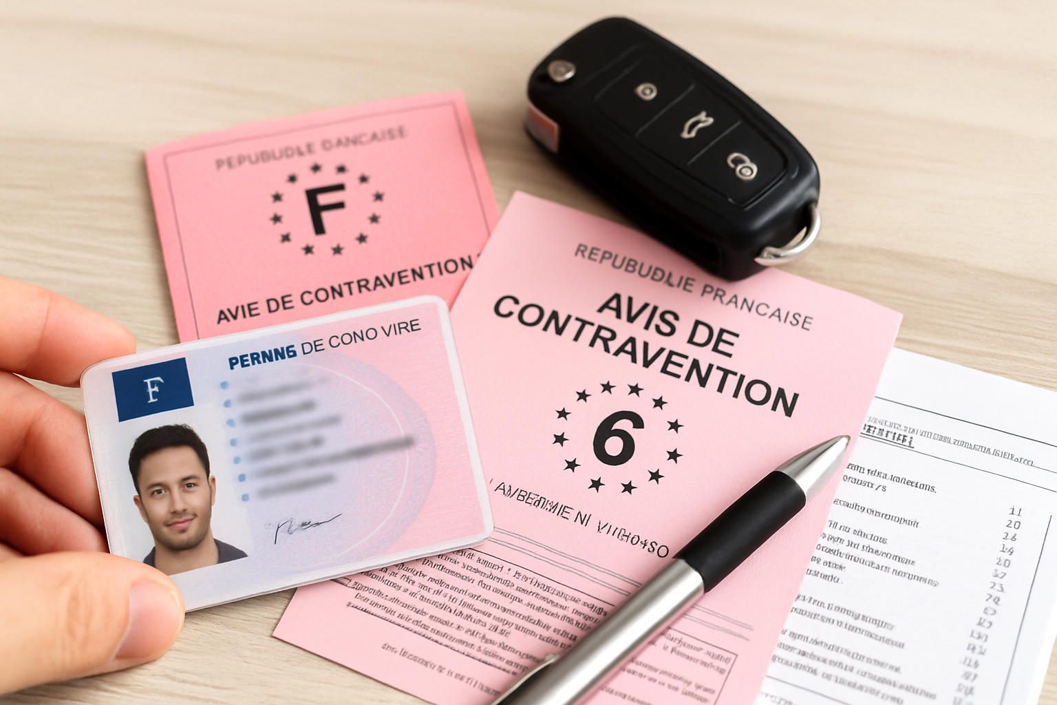 Infographie sur les infractions à 6 points, avec des exemples et conseils pour réagir face à ces situations graves.
