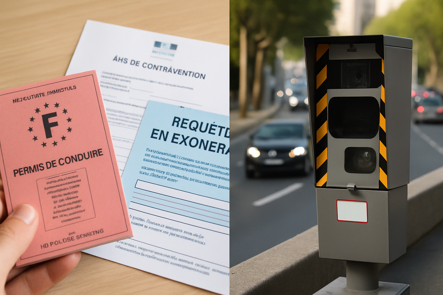Radar urbain installé à Marseille sur un axe fréquenté, avec signalisation de vitesse et contrôle automatique des véhicules.