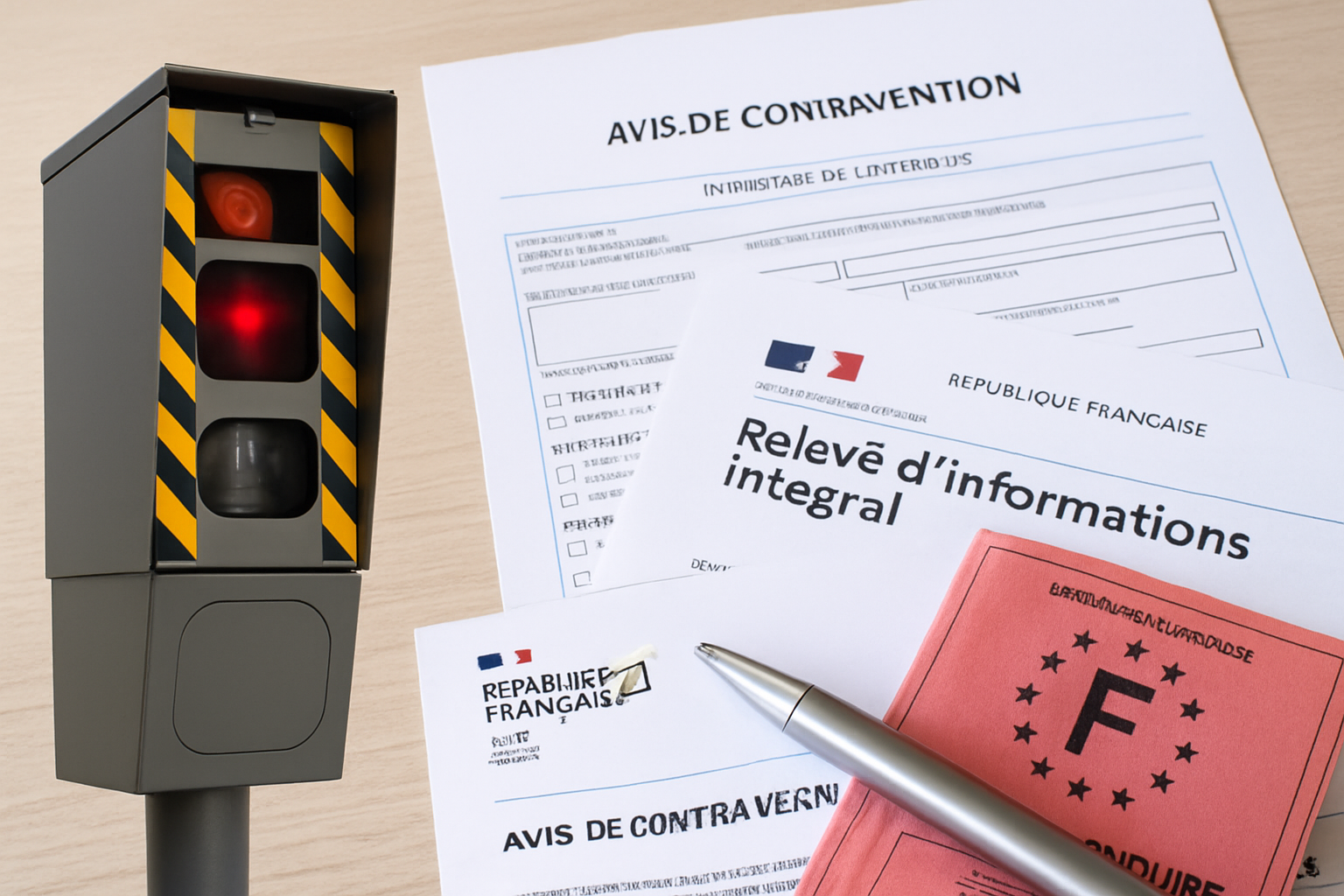 Radar de feu rouge sur une route du Rhône, signalant l'importance de la sécurité routière et la prévention des accidents.