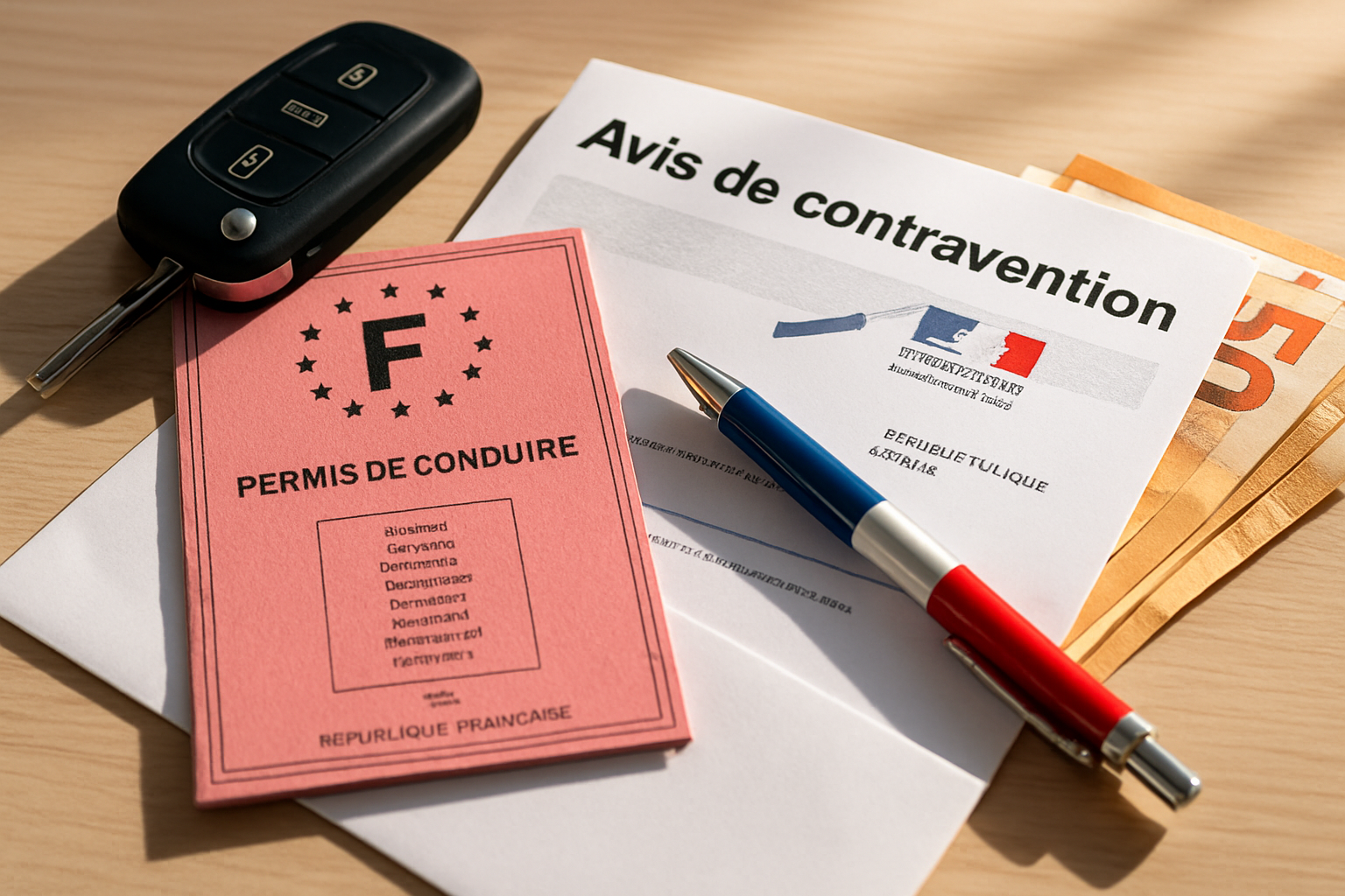 Image d'un stage de récupération de points, avec des participants attentifs et un formateur devant un tableau.