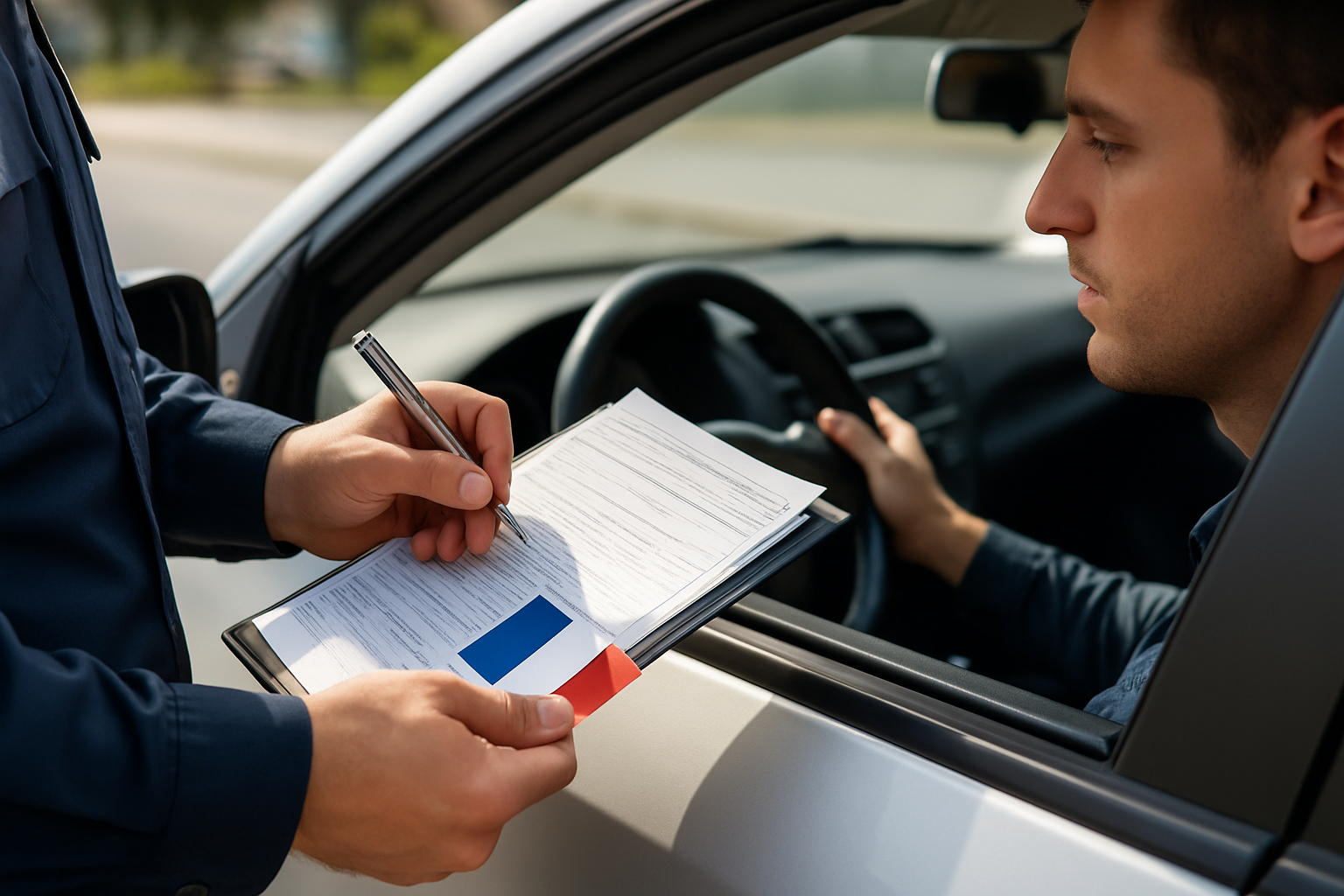 Infographie sur les règles de conduite en Europe : permis, assurances, amendes et équipements obligatoires pour automobiliste