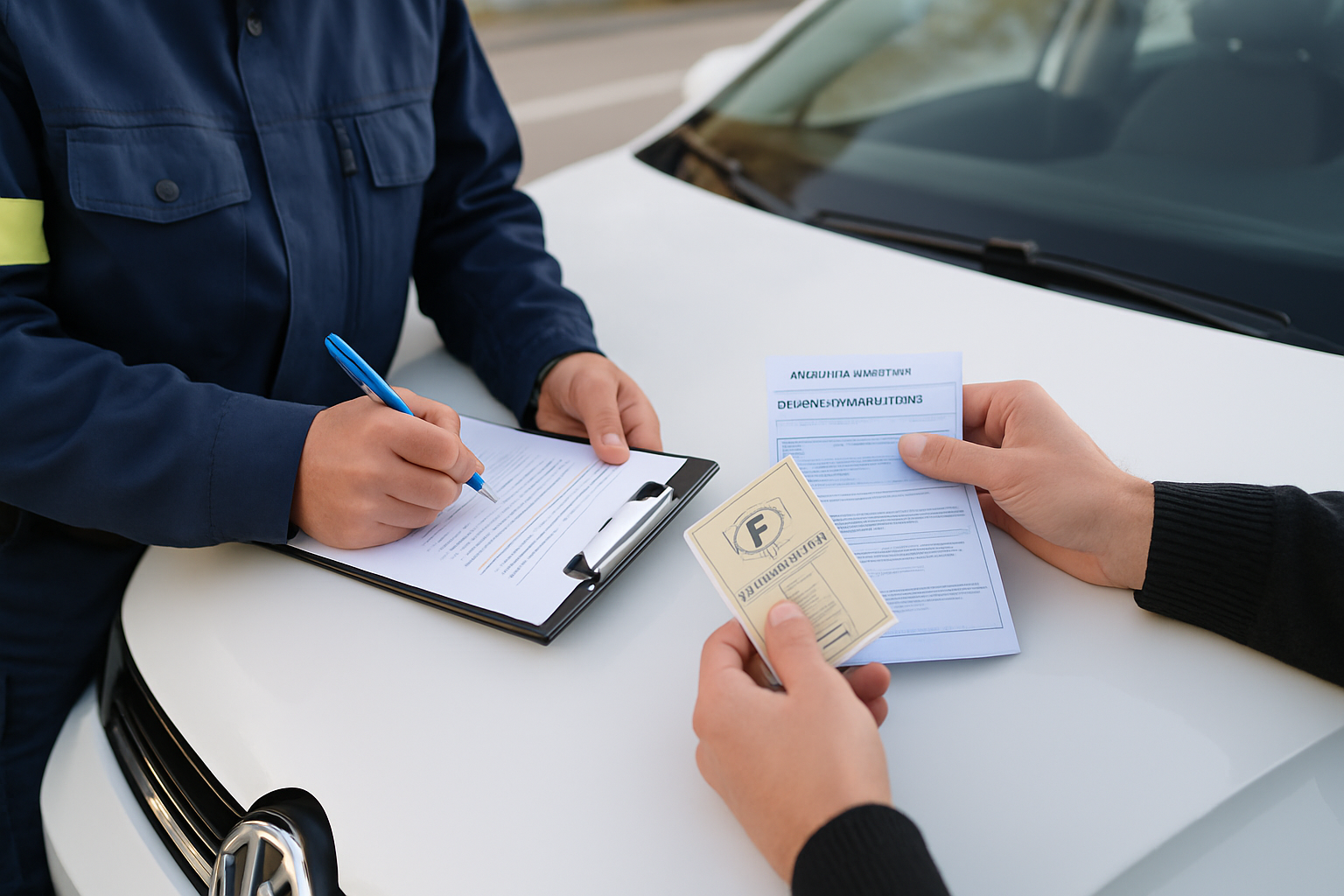 Infographie sur les règles de conduite en Europe : permis, assurance, amendes et équipements obligatoires pour automobilistes