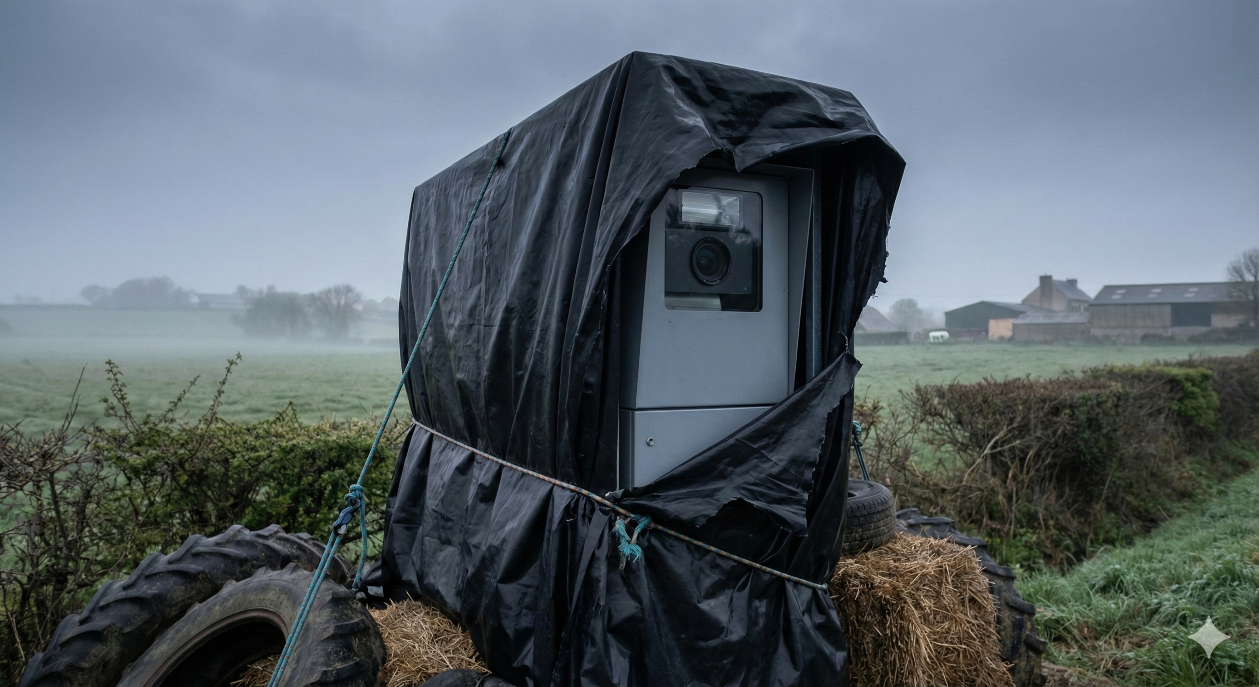 radars la manche action coordination rurale, coordination rurale 50 radars recouverts, radar masqué nuit 4 au 5 décembre, action syndicale agricole manche, radar bâche noire pneu, colère agriculteurs normandie cr50, radar inopérant saint-lô cherbourg, détresse monde agricole radar, manifestation coordination rurale radar, photo radar recouvert plastique, nettoyage radar voirie départementale, impact action agricole sécurité routière, symbolique radar aveugle agriculteurs, radar rn13 coordination rurale, crise agricole france décembre 2025