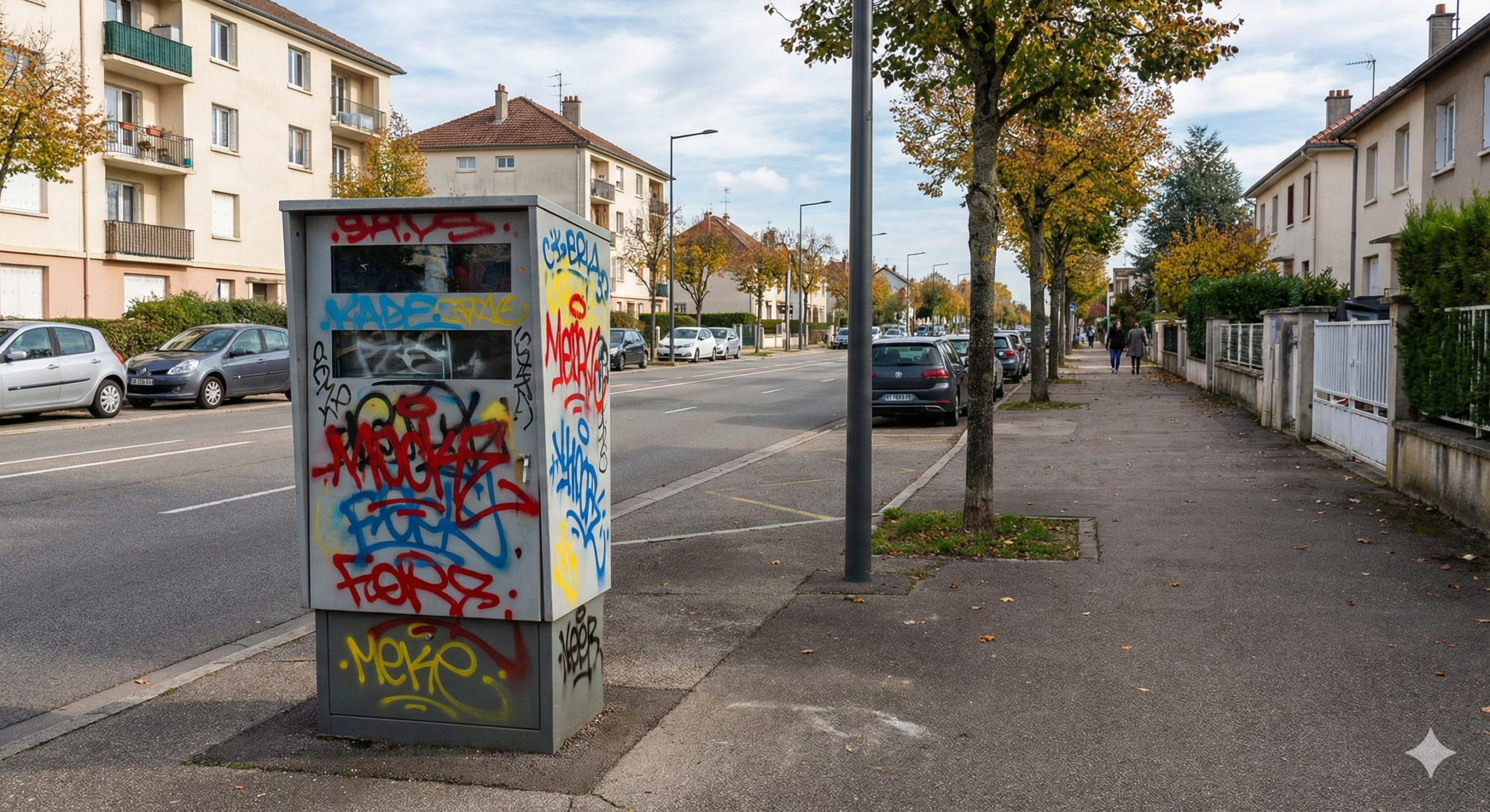 Radar vandalisé à Fontaine-lès-Dijon sur le boulevard des Allobroges