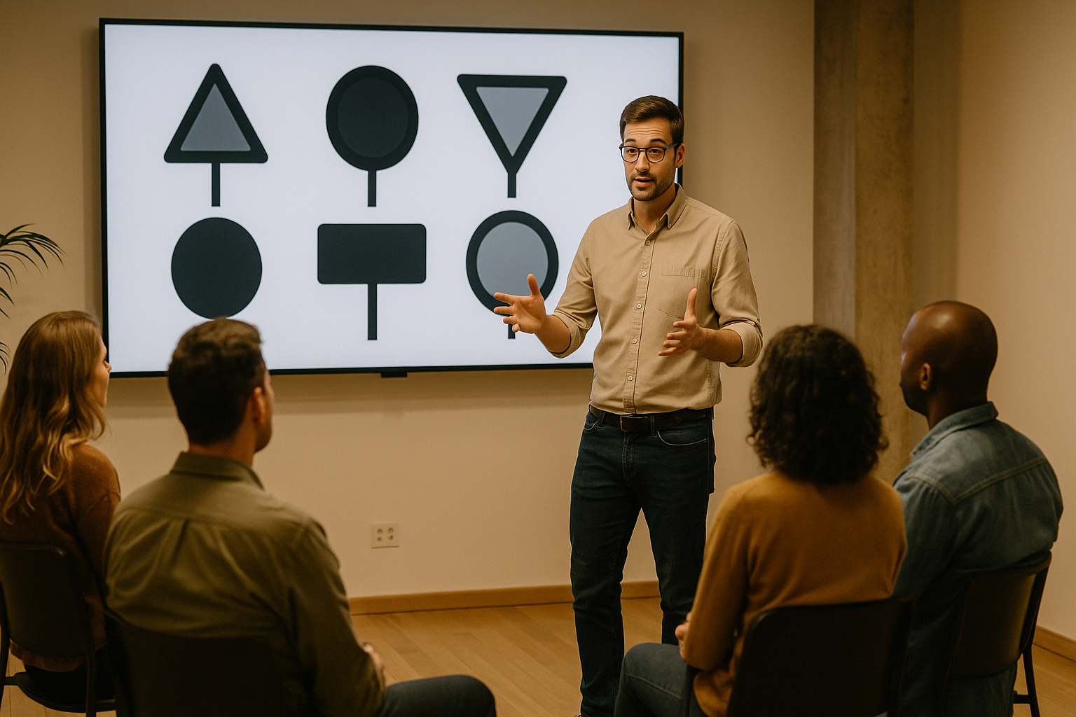 Atelier en sous-groupe pendant un stage de sensibilisation à la sécurité routière à Nancy