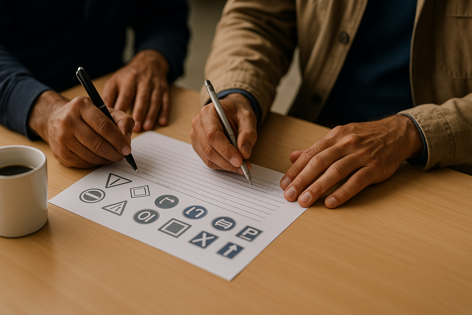 Atelier en sous-groupe pendant un stage de sensibilisation à la sécurité routière à Nîmes