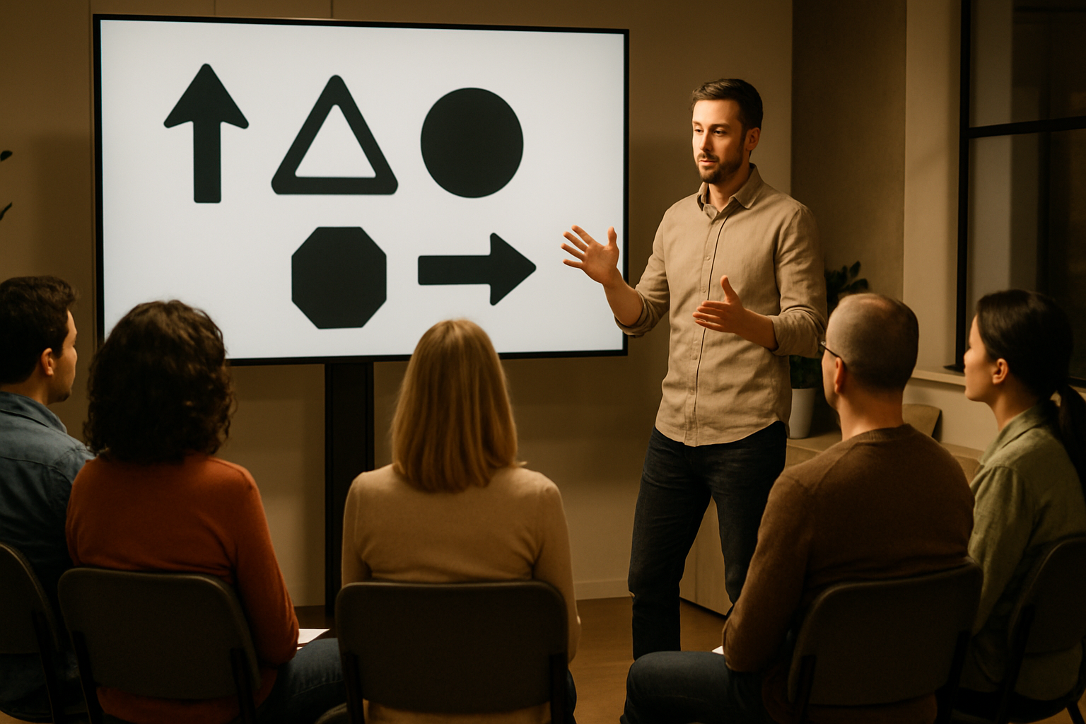 Atelier en sous-groupe pendant un stage de sensibilisation à la sécurité routière à Noisy-le-Grand