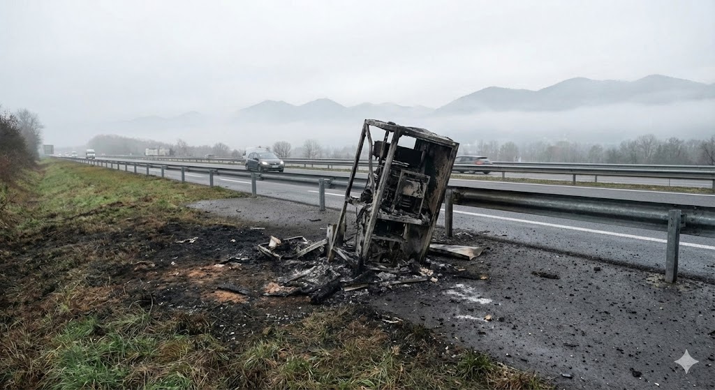 Capvern-les-Bains, radar incendié a64, radar capvern brûlé, vandalisme autoroute a64, radar hautes-pyrénées feu, gendarmerie autoroute enquête, carcasse radar vitesse, destruction bien public, sécurité routière 65, radar lannemezan tarbes, feu radar fixe, coût réparation radars vandalisés, amende destruction radar, budget sécurité routière, qui paie radar cassé, radar tourelle prix, vandalisme mobilier urbain, conséquence impôts radar, peine prison dégradation radar.