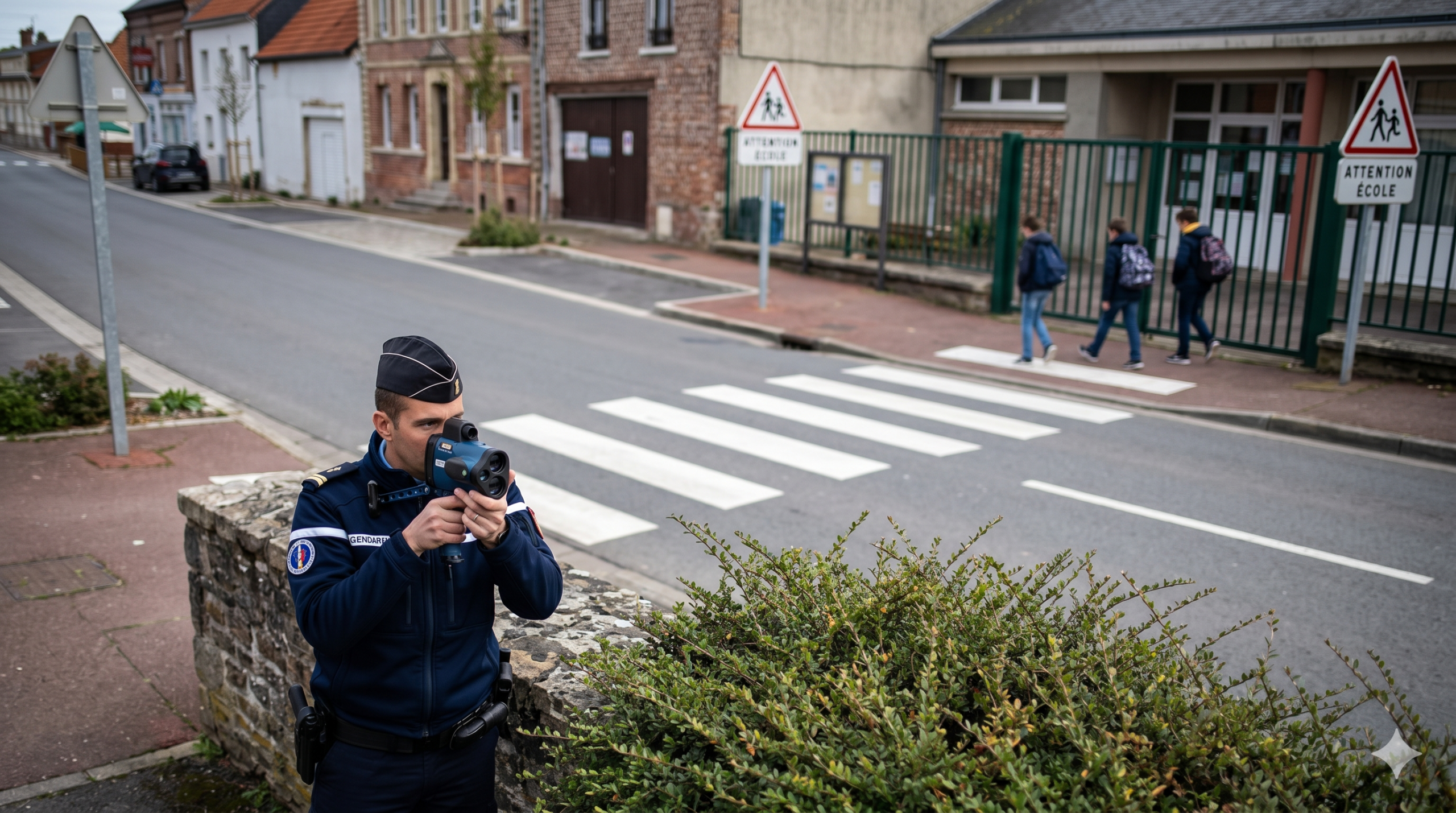le radar à la jumelle pour contrôler la vitesse aux abords du collège à Crécy-en-Ponthieu, la sécurité routière pour les enfants, la brigade de la gendarmerie nationale, l'amende pour l'excès de la vitesse en agglomération, la zone à trente kilomètres par heure, l'interception du véhicule par les forces de l'ordre, la protection des piétons sur le passage clouté, le retrait des points sur le permis de conduire, le cinémomètre laser de poing, le contrôle de la circulation automobile, la prévention des accidents de la route près de l'école.le radar à la jumelle pour contrôler la vitesse aux abords du collège à Crécy-en-Ponthieu, la sécurité routière pour les enfants, la brigade de la gendarmerie nationale, l'amende pour l'excès de la vitesse en agglomération, la zone à trente kilomètres par heure, l'interception du véhicule par les forces de l'ordre, la protection des piétons sur le passage clouté, le retrait des points sur le permis de conduire, le cinémomètre laser de poing, le contrôle de la circulation automobile, la prévention des accidents de la route près de l'école.