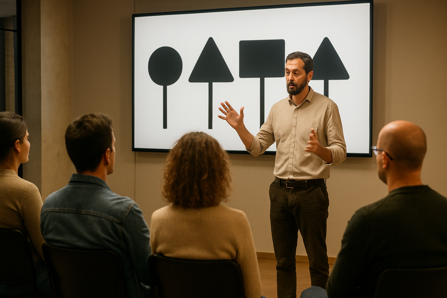 Atelier en sous-groupe pendant un stage de sensibilisation à la sécurité routière à Tours