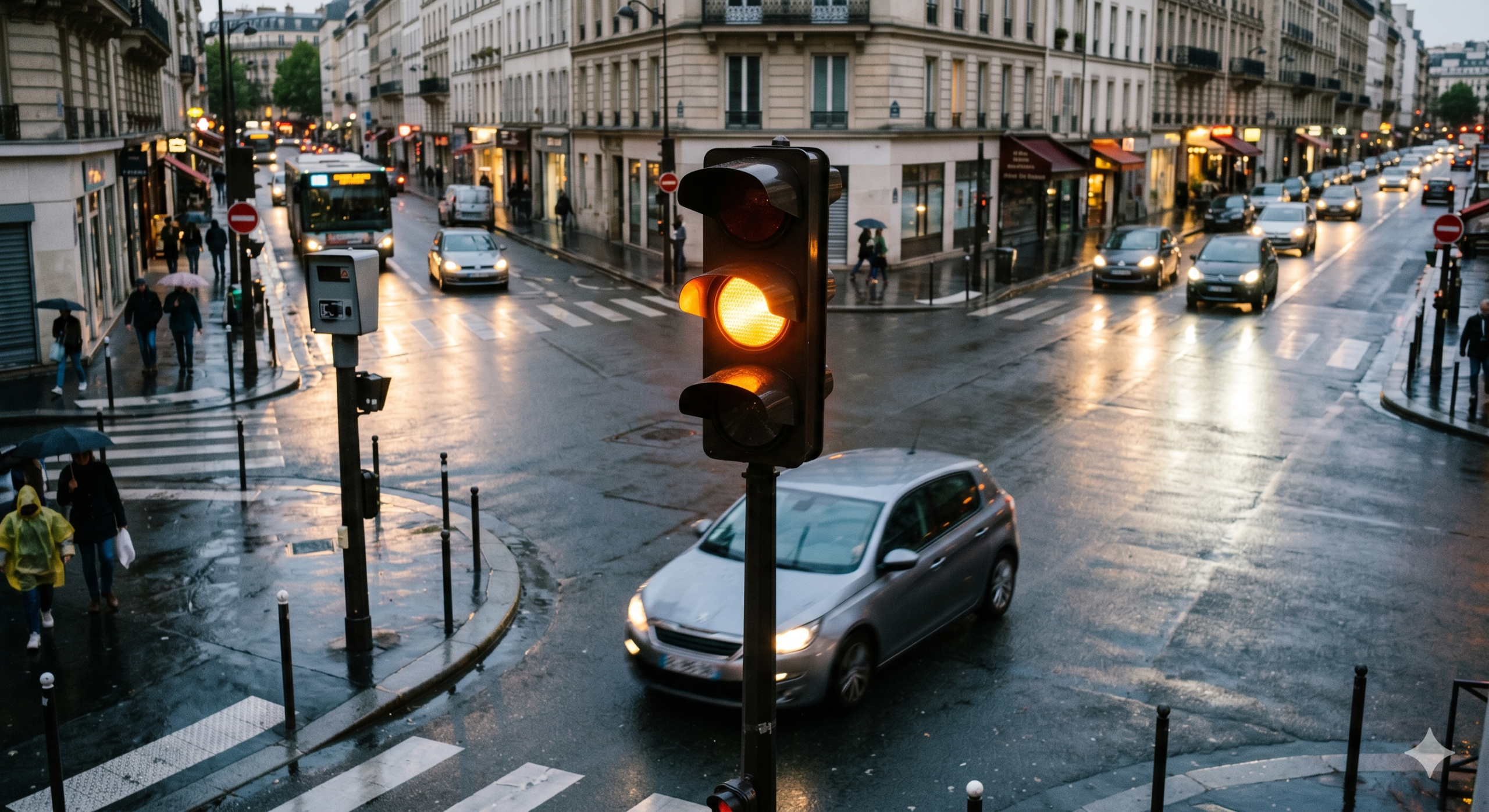 Le radar du feu rouge automatique ne flashe pas au passage du feu orange decouvrez le fonctionnement de la machine et l amende pour le conducteur