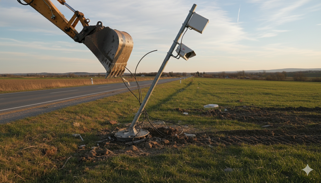 arraché un radar, radar automatique arraché pelleteuse,
radar arraché par un entrepreneur,
pelleteuse détruit radar routier,
radar automatique dégradation engin chantier,
radar enlevé terrain privé responsabilité,
démontage illégal radar automatique,
radar vandalisé pelleteuse sanctions,
dégradation bien public radar pelleteuse,
radar hors service arraché engin,
enquête gendarmerie radar arraché,
dommages et intérêts radar détruit,
plainte de l’État radar dégradé,
réparation remplacement radar automatique,
remise en service radar après arrachage,
radar pelleteuse vidéo surveillance,
travaux chantier heurte radar,
cadre légal retrait radar public,
poursuites pénales arrachage radar,
assurance et indemnisation radar détruit,
sécurisation site radar endommagé,
coût réparation radar arraché,
entrave aux contrôles routiers,
homologation et recalibrage après dommage,
radar automatique preuve photo horodatée,
responsabilité civile entrepreneur engin,
radar tourelle ou autonome arraché,
signalisation endommagée avec radar,
risques routiers sans radar en service,
techniciens intervention sur radar arraché,
remplacement rapide dispositif contrôle.
