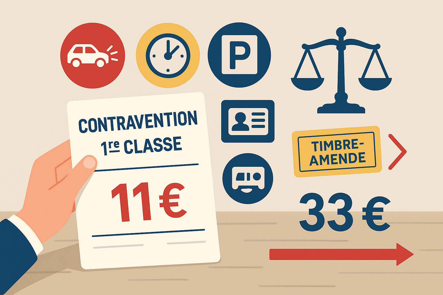 Contravention de 1ʳᵉ classe