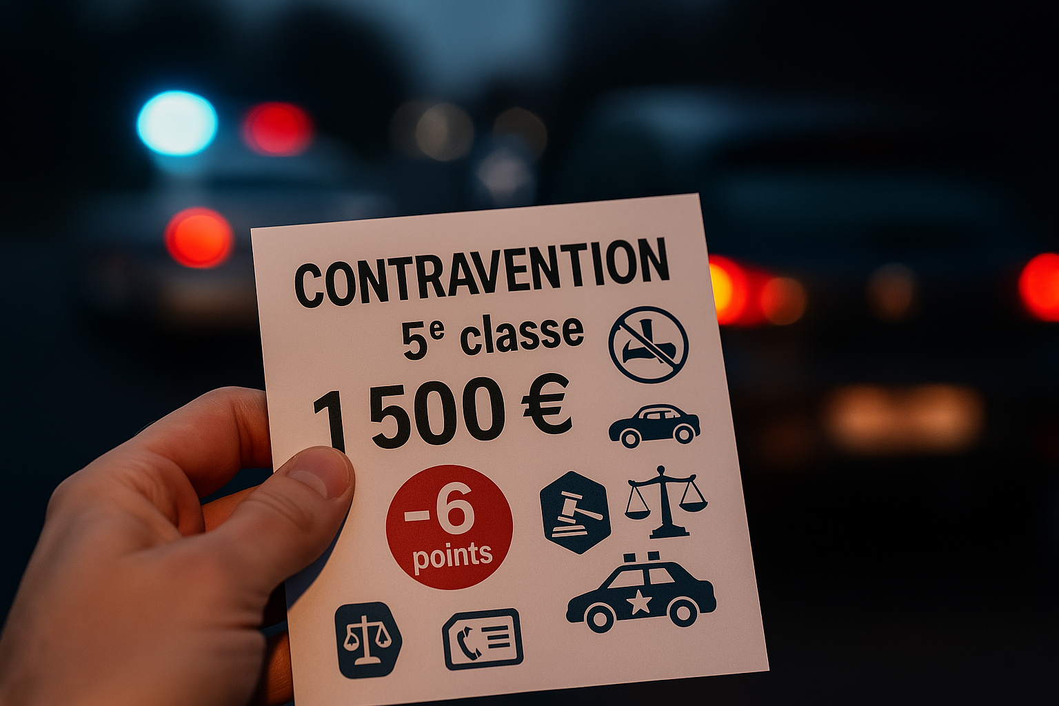 contravention de 5ème classe, comment contester votre amende ? guide complet