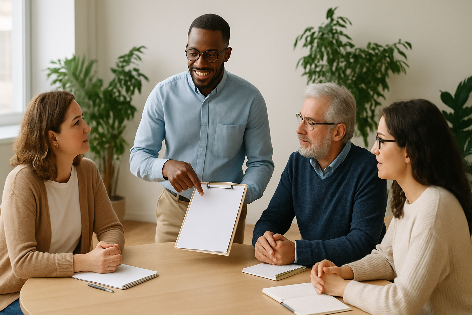 Atelier en sous-groupe pendant un stage de sensibilisation à la sécurité routière à Nice