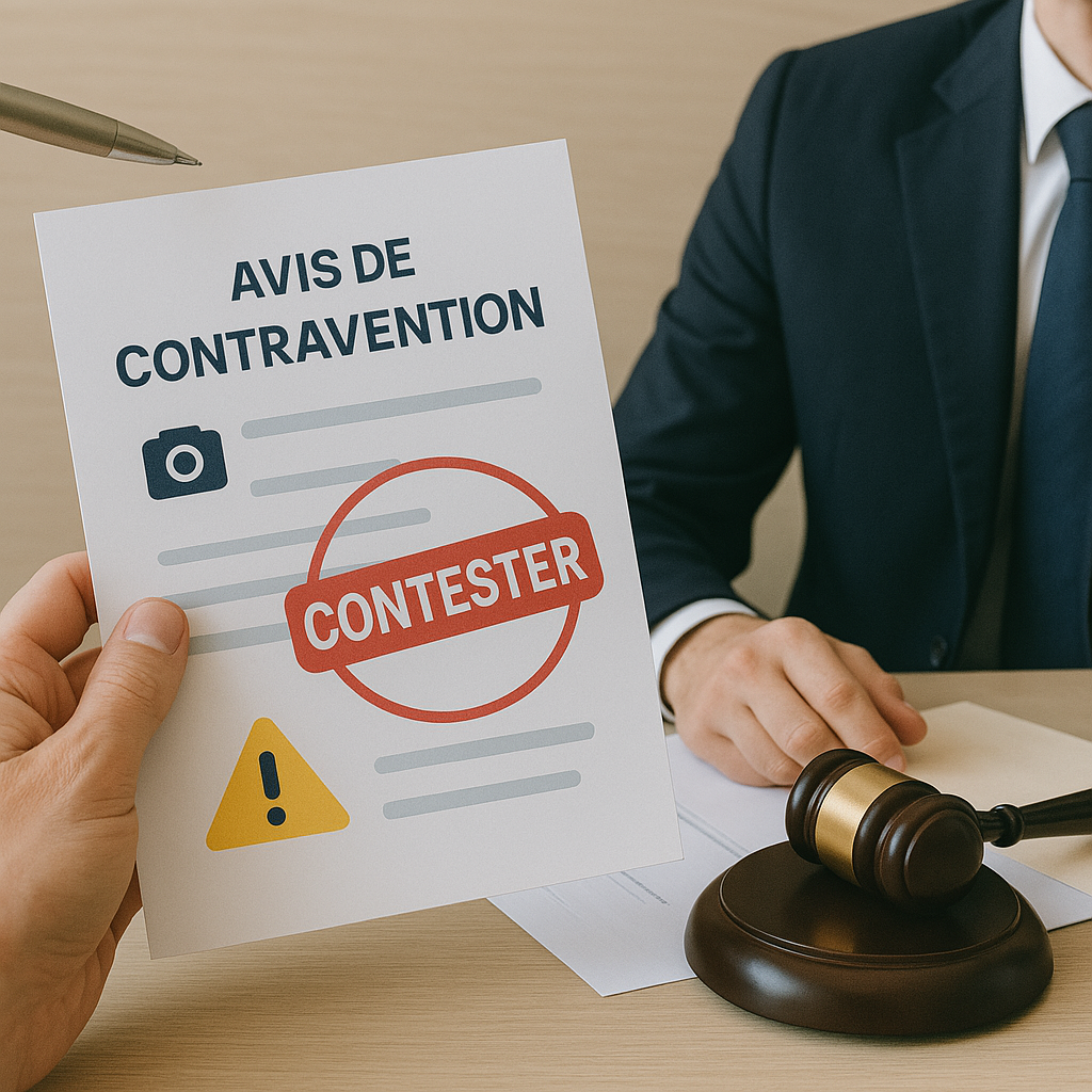 le conducteur doit envoyer une requête en exonération dans un délai de 45 jours après réception de l’avis.