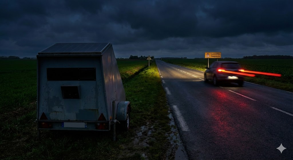 Neufchâtel-en-Bray : radar autonome installé pour la troisième fois en 6 mois