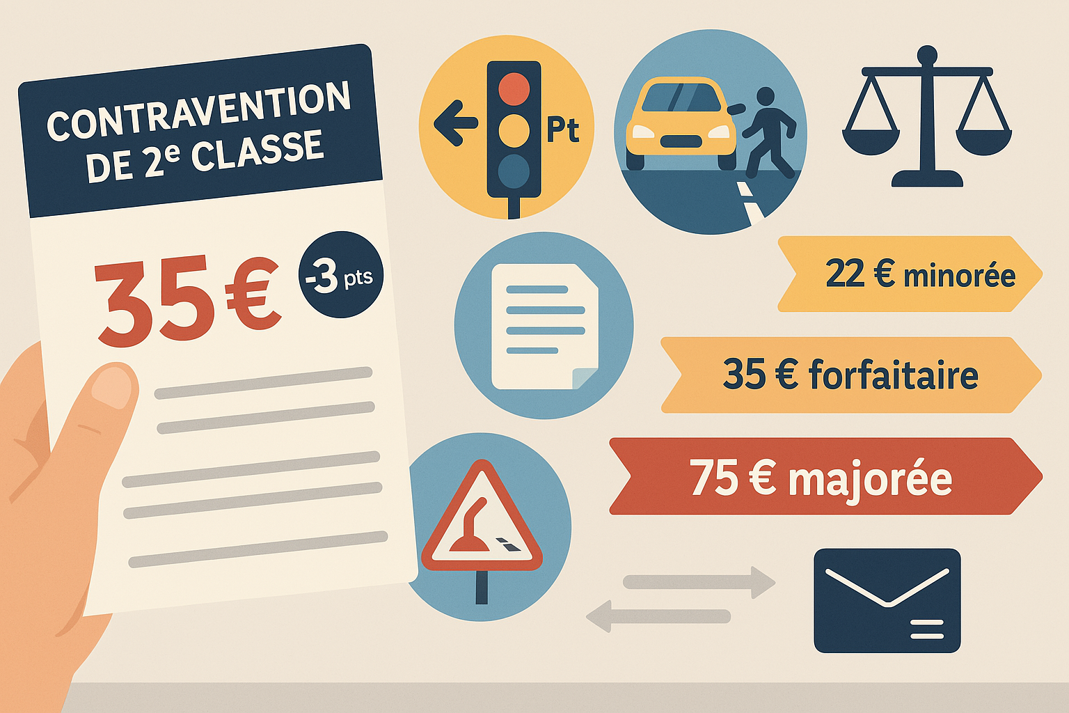 les contraventions de 2ème classe, comment contester une contravention de 2ème classe