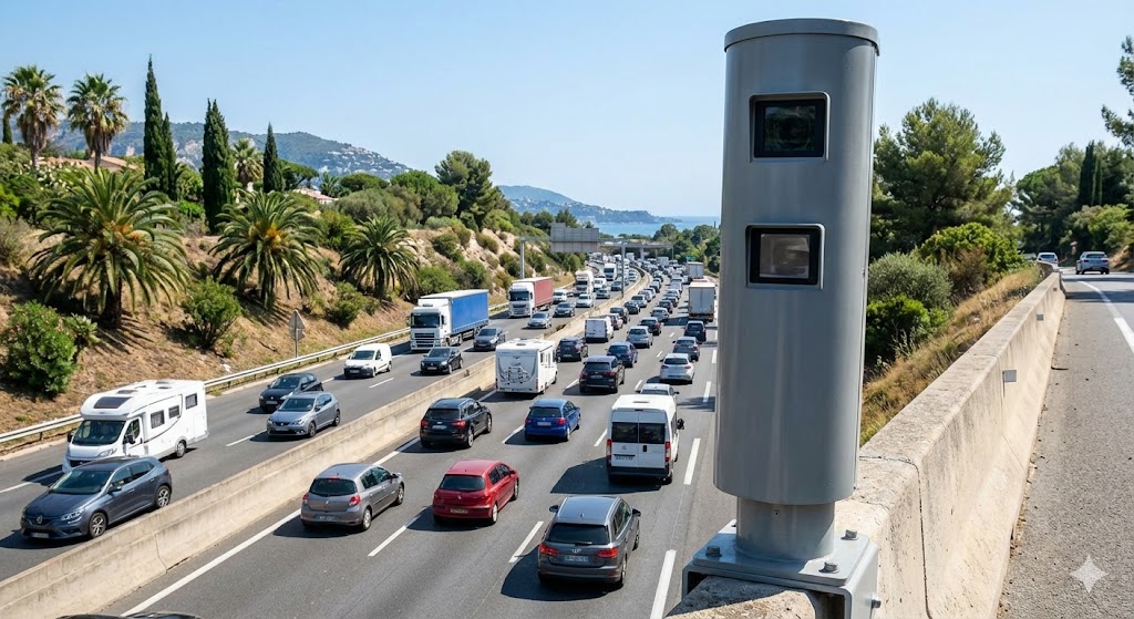 radar cagnes sur mer a8, radar plus rentable france, radar 170000 flashs, radar double face nice cannes, a8 limitation 90 km/h, radar autoroute du soleil, amende a8 cagnes, record flash radar france, radar cagnes-sur-mer sens nice aix.